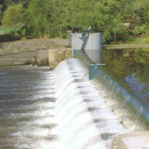 Clapet de barrage sur la V&eacute;z&egrave;re